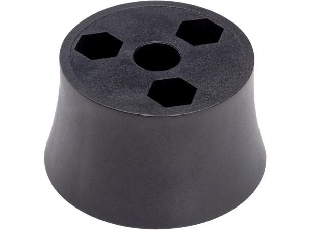 K&M 23868 Microphone desk arm, sort Mikrofonarm med bordklemme 