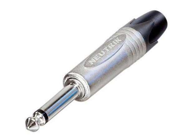 Neutrik kabel jack 2P Ubalansert jack, blank 