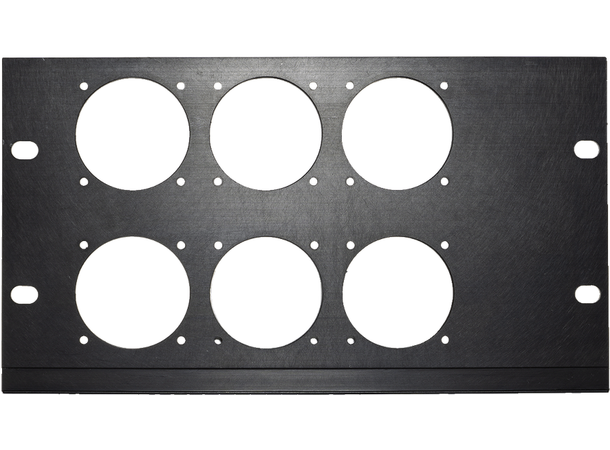 SMRT SP3206M PAN 1/2 19" 3U 6 UJP 230V Schuko panel til SB32 