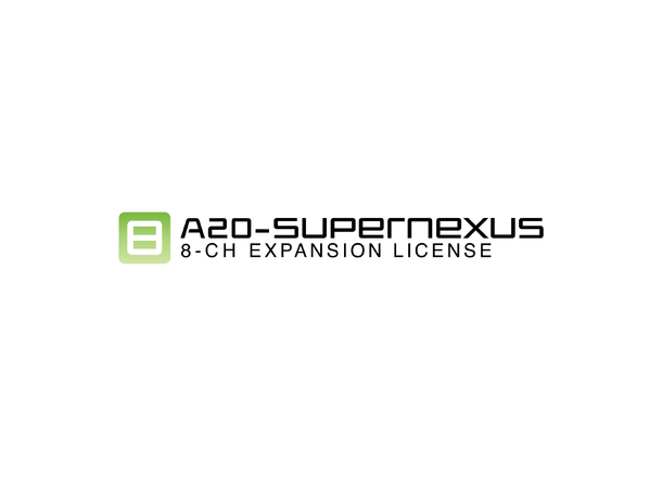 Sound Devices A20-SuperNexus 8-Channel Expansion License, Epost levering 