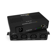 SurgeX Display Pak+ IP-styrt 4xC13 Smart PDU m/overspenningsvern 240V