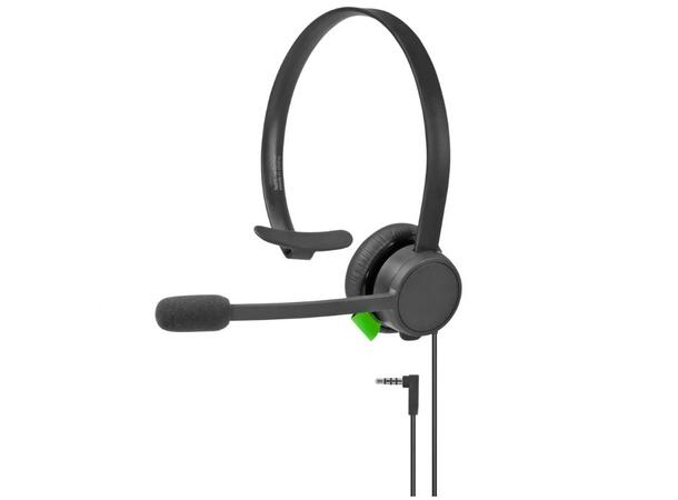 Televic HSP 321 headset med én klokke for Unite sender, sort 