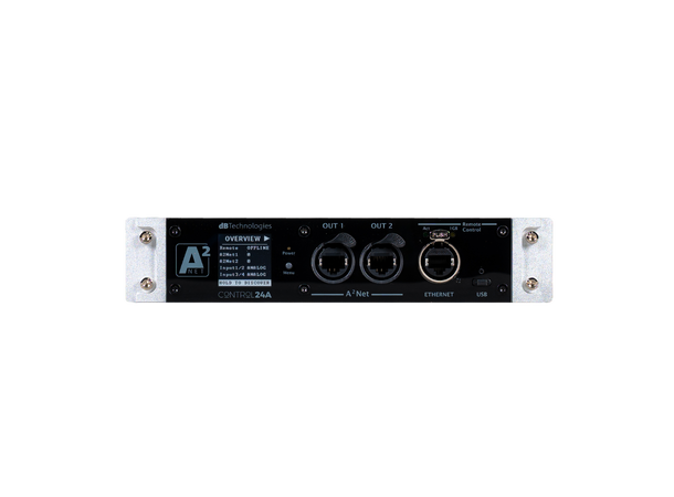 dB Technologies Control 24A A2NET RDNET USB, Ethernet, RDNet + AES/EBU 4 ch 