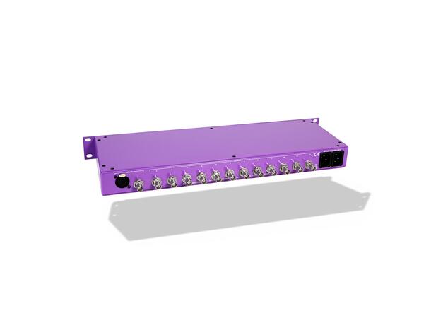 Alice AES-3id Distribution Amplifier Type C - 12 BNC outputs – unbalanced 