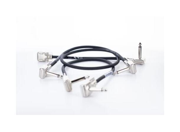 Cordial Pancake Plug patch cable For space-saving pedalboard cabling 