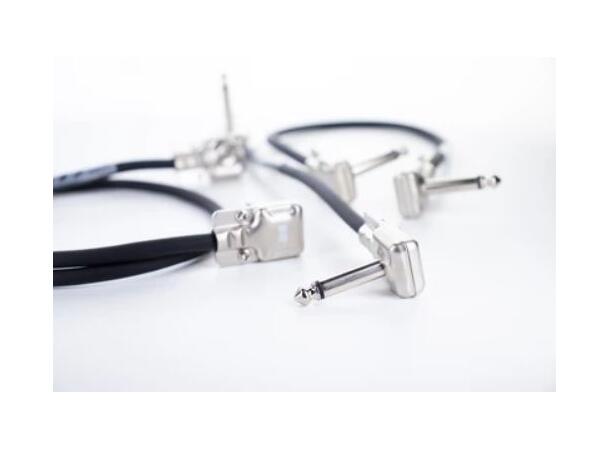 Cordial Pancake Plug patch cable For space-saving pedalboard cabling 