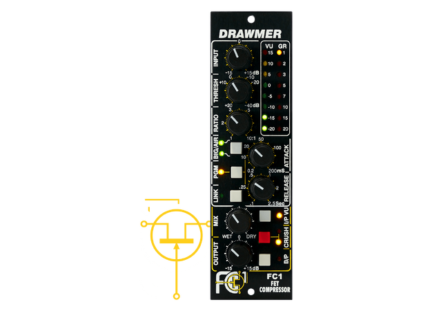 Drawmer FC1 500 Serie FET kompressor 