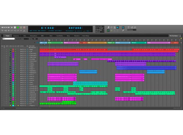 MOTU Digital Performer 12 DAW Upgrade Oppgradering fra forrige DP versjon 