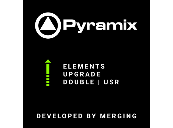 Merging Upgrade D-USR Pyramix ELEMENTS Oppgradering to versjoner opp, dobbel 