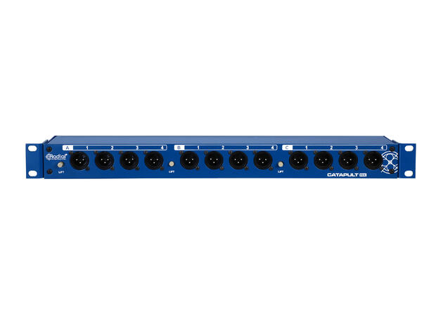 Radial Catapult Rack RX Rackmount Cat 5 Analog Audio Distributio 