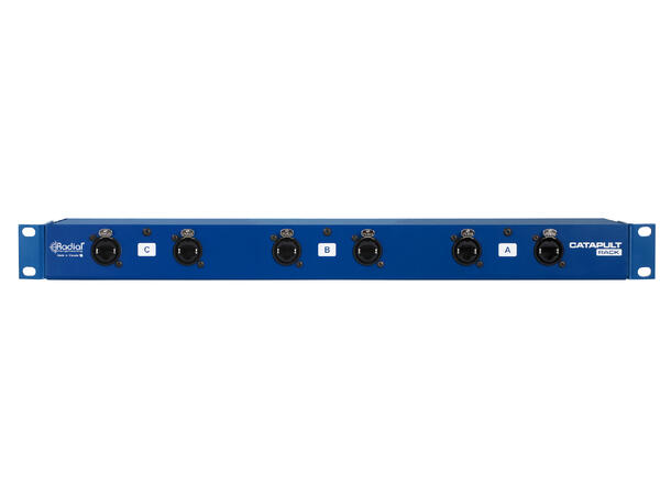 Radial Catapult Rack RX Rackmount Cat 5 Analog Audio Distributio 