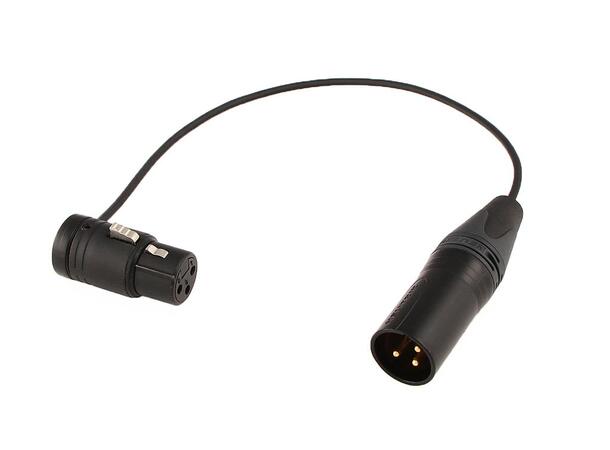 Radius Mini-Alto Thin 3-pin XLR Cable 3-Pin XLR Cable, Short 260mm 