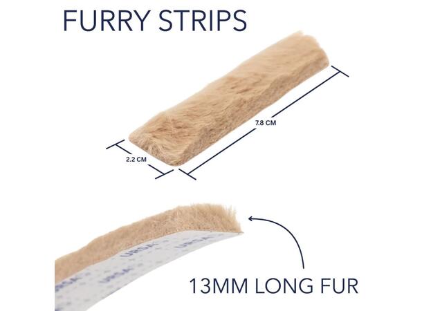URSA Furry Strips Pack of 9x Sticky Strips of Fur 