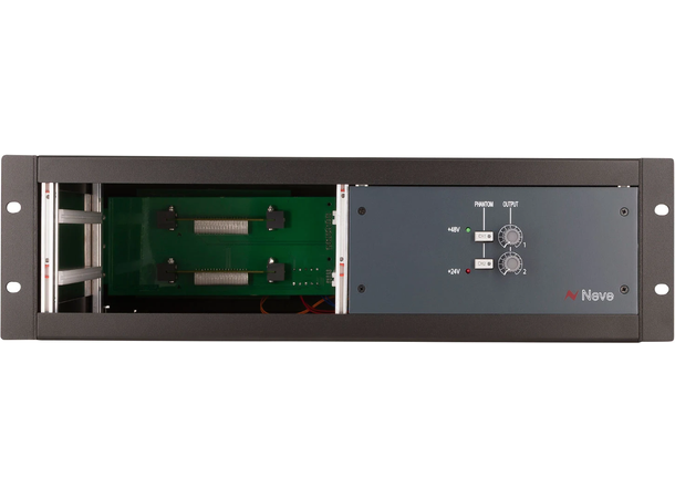 AMS NEVE 2-SLOT 1073/1084 RACK 2-MODULE, 3U RACK (EMPTY) 