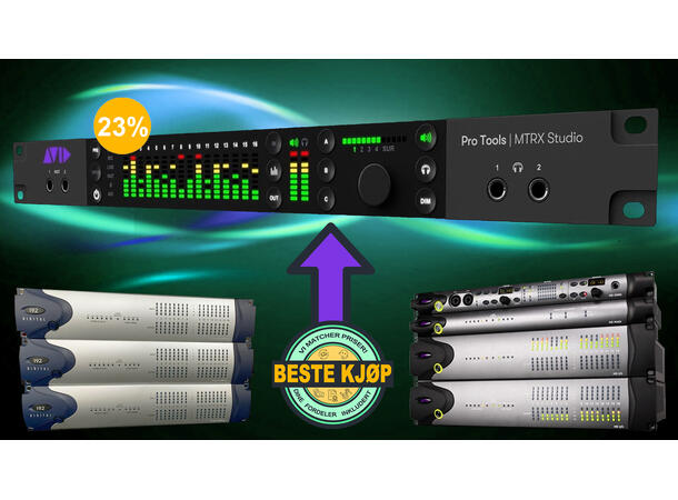 AVID MTRX  Studio Audiointerface TRADEIN Innbyttekampanje 