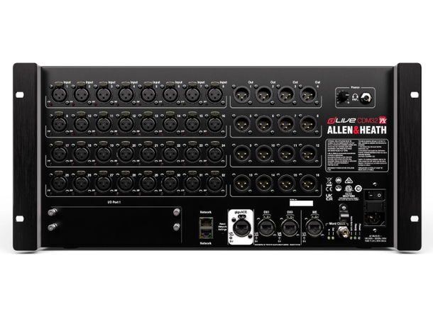 A&H dLive C Class CDM32 MixRack Ultra FX 128 inngangskanaler og 64 mikseutganger 