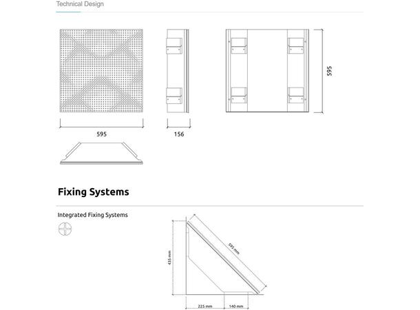 Artnovion Verona BassTrap Corner 1.2 Oak, 2 panel, tunable, T0279 