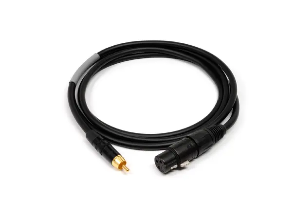 Benchmark (canare) XLRF-RCA 3 ft Cable XLRf/RCAm (Pin 3 not connected) 