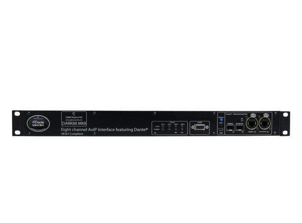 Glensound DARK88/R MKII RAVENNA ADDA 1u 19" rack mount 8 input and 8 output 