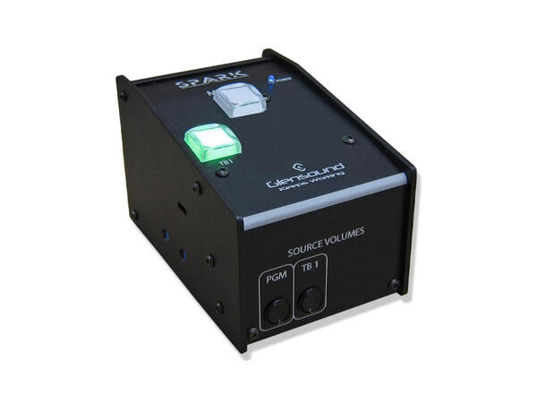 Glensound SPARK 1 Dante kommentator boks commentary 1x talkback in/ut 1 user 