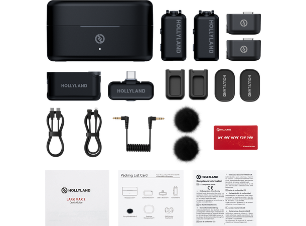 HOLLYLAND LARK MAX 2 Combo with Camera RX + USB-C RX 