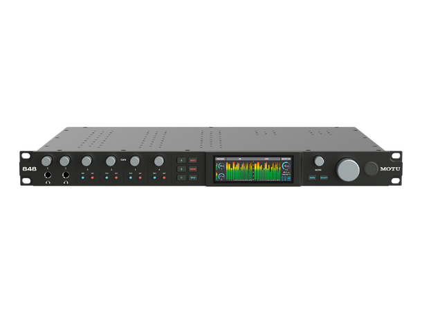 MOTU 848 Audio interface 28 x 32 Thunder 28 x 32+ AVB,UltraDAC,TB3/4, USB3 m/ DSP 