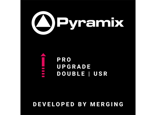 Merging Upgrade D-USR Pyramix PRO Oppgradering to versjoner opp, dobbel 