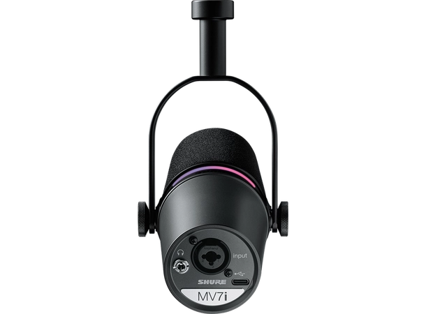 Shure MV7i Smart Mic + Interface USB mikrofon med audiointerface 