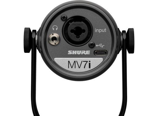 Shure MV7i Smart Mic + Interface USB mikrofon med audiointerface 