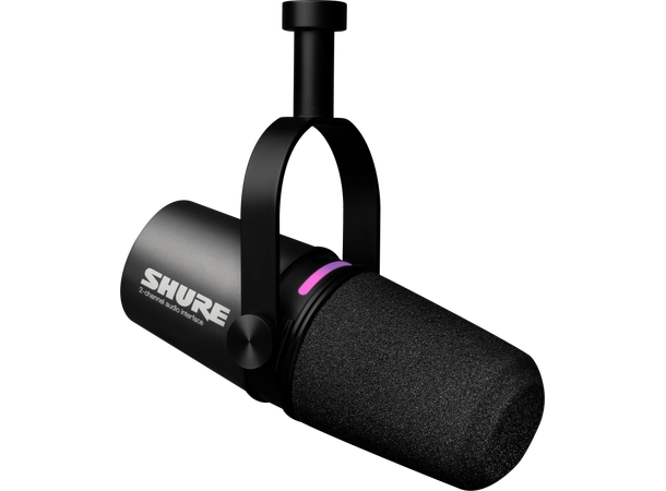 Shure MV7i Smart Mic + Interface USB mikrofon med audiointerface 
