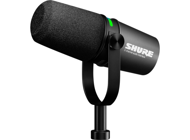 Shure MV7i Smart Mic + Interface USB mikrofon med audiointerface 