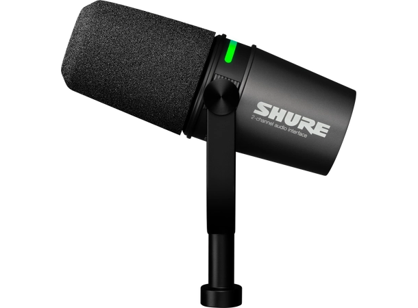 Shure MV7i Smart Mic + Interface USB mikrofon med audiointerface 