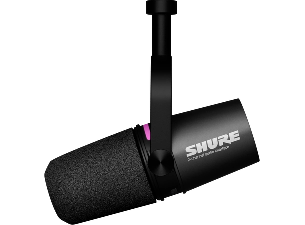 Shure MV7i Smart Mic + Interface USB mikrofon med audiointerface 