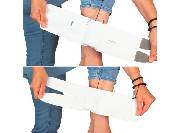 URSA ANKLE Strap - With Split End White - With Split End 