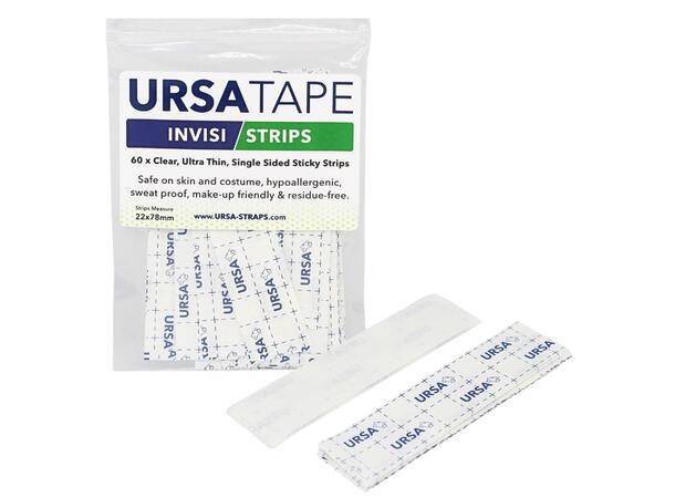 URSA Invisi Strips Pack of 60 Ultra-thin, transparent, hypoallergenic 
