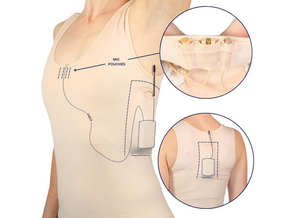 URSA Vesties – Compression Vest Medium, Beige 
