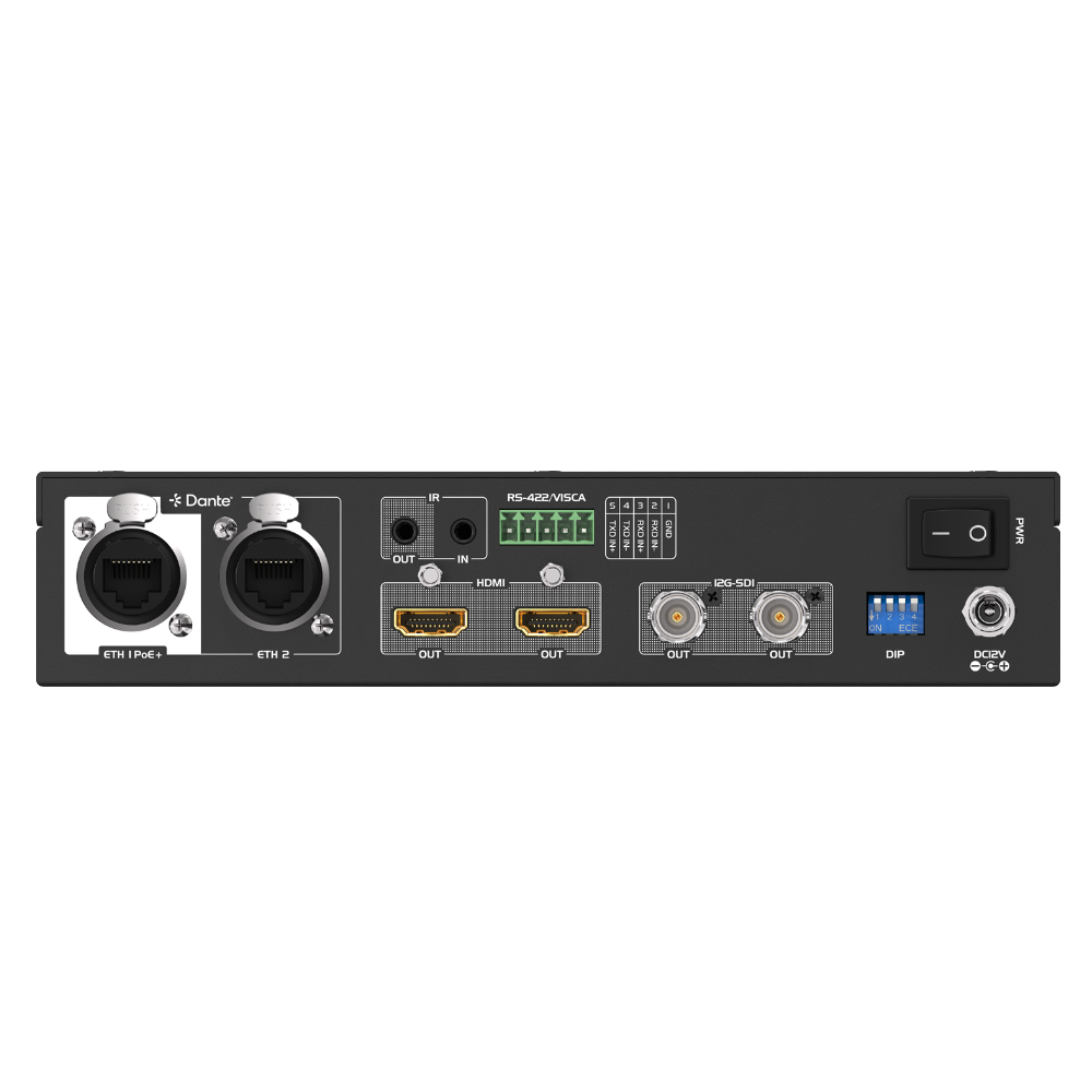 ADTECHNO DAV-01SR Dante AV Ultra Decoder Decode Dante AV Ultra Colibri ...