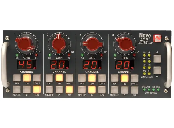 AMS NEVE 4081 QUAD MIC PREAMP UNIT 
