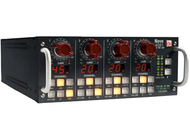 AMS NEVE 4081 QUAD MIC PREAMP UNIT 