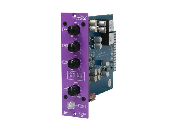 Alice 505 Baxandall Stereo EQ with transformer outputs 