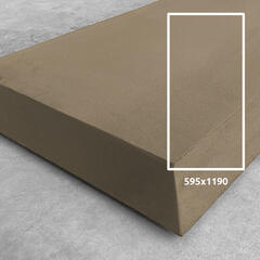 Artnovion Flat Tox RCT - Absorbent Beige Wheat Beige - Pakke 4 stk - 120x60x6 cm
