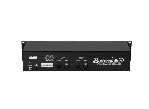 Bettermaker STEREO PASSIVE EQ Stereo/Dual Mono Passive Equalizer 