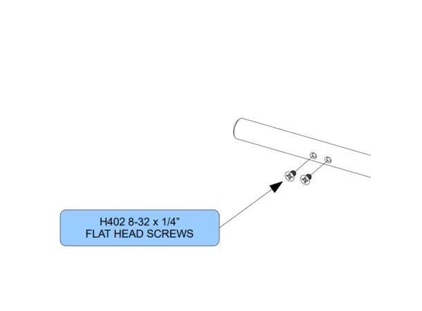 Grace Design H402 Flat head Screws 