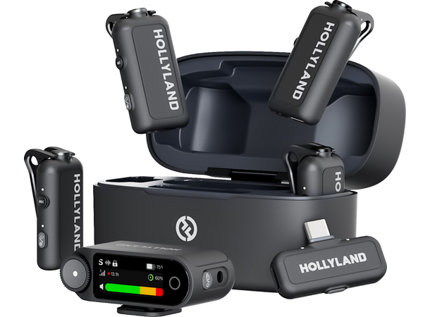 HOLLYLAND LARK MAX 2 Combo 4-Person with Camera RX + USB-C RX 