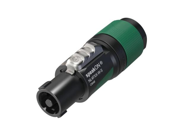 Neutrik NL4FXX-W-S 4 pole speakON cable connector, 6-12mm 