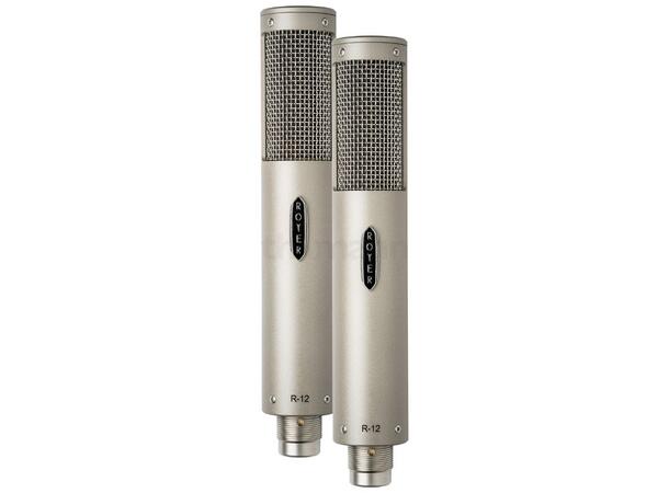 Royer Labs R-12 Matched Pair Studio Ribbon Microphones, matched pair 