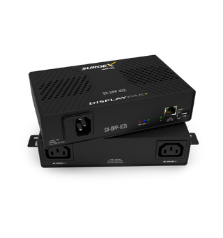 SurgeX Display Pak+ IP-styrt 2xC13 Smart PDU m/overspenningsvern 240V