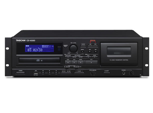 Tascam CD-A580 v2 CD Player / Cassette Deck / USB Recorder 