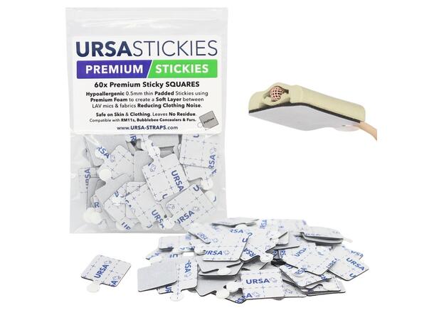 URSA Premium Sticky Squares Pack of 60 