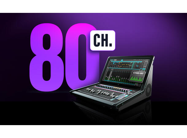 Waves Live Motion LV1 Classic 80 kan.UPG til 80 stereo channels, 52 buses, 24 aux 